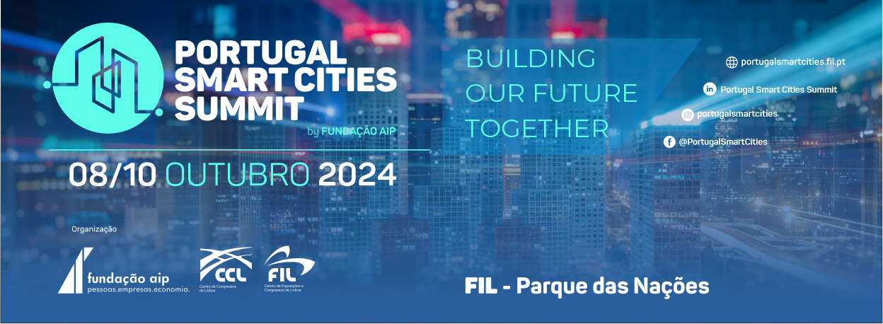 Venha visitar-nos, de 8 a 10 de Outubro voltamos a estar no maior evento nacional de Cidades Inteligentes